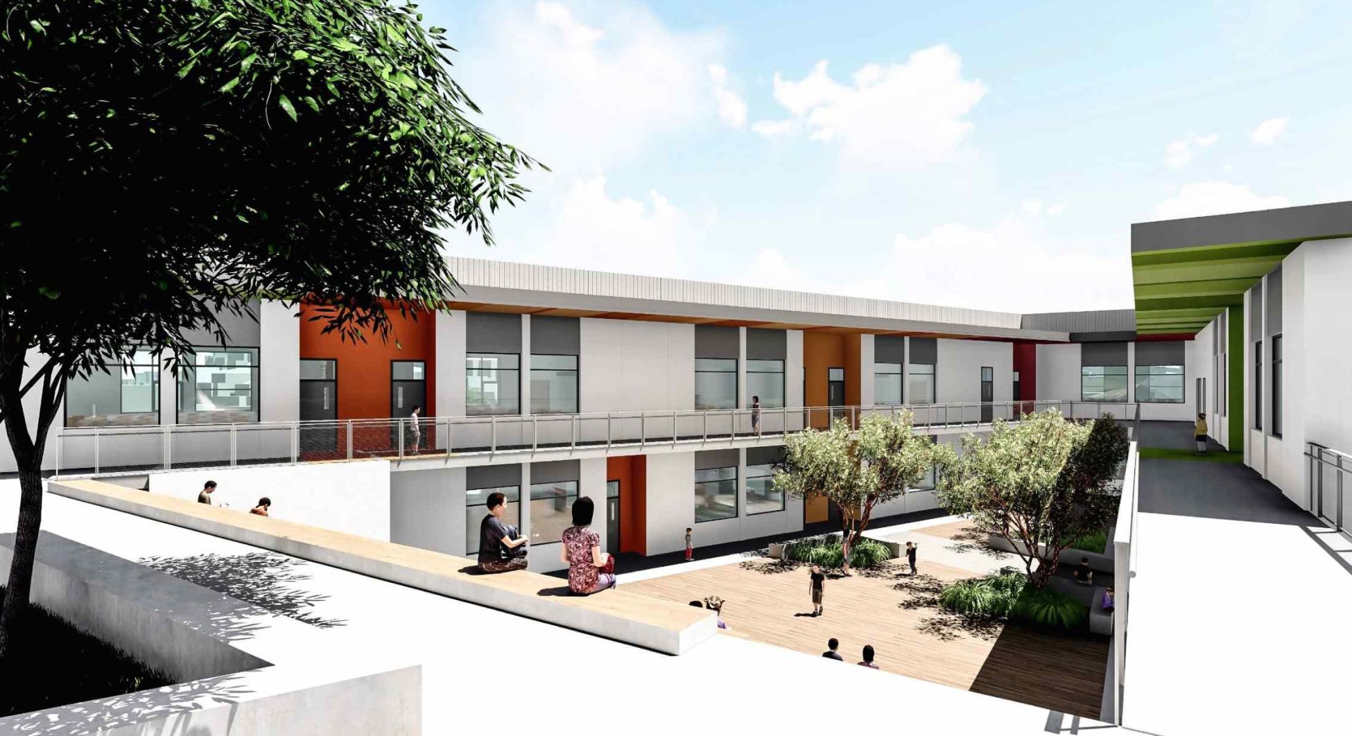 New Ivanhoe Elementary building